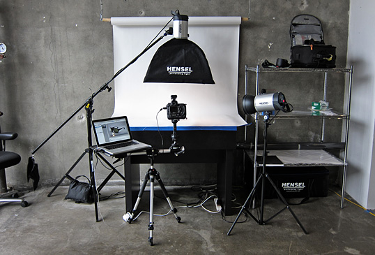 product photography setup